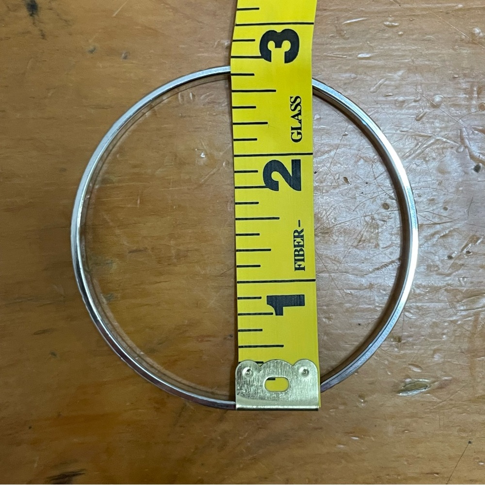 Monet Silver-Tone Diagonal Pattern Engraved Bangl… - image 6